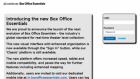 What Beta.boxofficeessentials.com website looked like in 2018 (6 years ago)