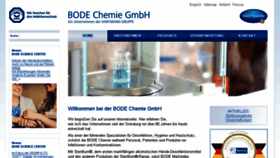 What Bode-chemie.de website looked like in 2018 (6 years ago)