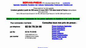 What Bervas.fr website looked like in 2018 (6 years ago)