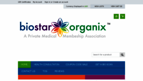 What Biostarorganix.com website looked like in 2018 (6 years ago)