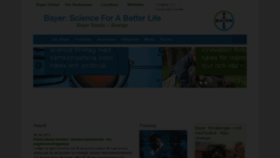 What Bayer.se website looked like in 2018 (6 years ago)
