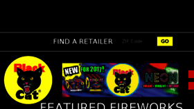 What Blackcatfireworks.com website looked like in 2018 (6 years ago)