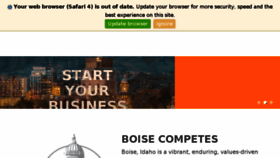 What Boisecompetes.org website looked like in 2018 (6 years ago)