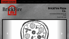 What Brickfirepizzaco.com website looked like in 2018 (6 years ago)