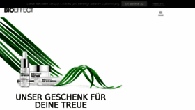 What Bioeffect.de website looked like in 2018 (6 years ago)