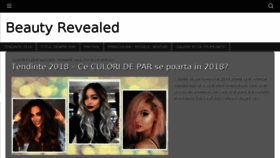 What Beautyrevealed.ro website looked like in 2018 (6 years ago)