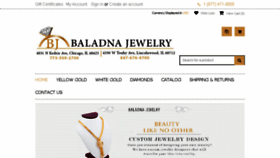 What Baladnajewelry.com website looked like in 2018 (6 years ago)