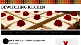 What Bewitchingkitchen.com website looked like in 2018 (6 years ago)