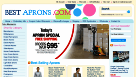 What Bestaprons.com website looked like in 2018 (6 years ago)