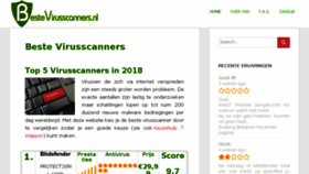 What Bestevirusscanners.nl website looked like in 2018 (6 years ago)