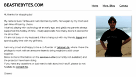 What Beastiebytes.com website looked like in 2018 (7 years ago)