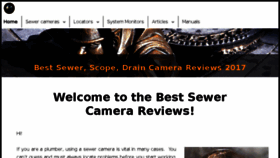 What Bestsewercamera.com website looked like in 2018 (6 years ago)
