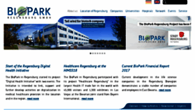 What Biopark-regensburg.de website looked like in 2018 (6 years ago)