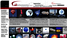 What Ballonwerbung.de website looked like in 2018 (6 years ago)