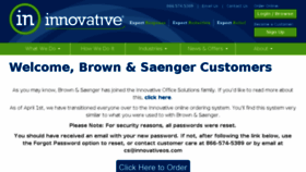 What Brown-saenger.com website looked like in 2018 (6 years ago)