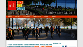 What Bikethedrive.org website looked like in 2018 (6 years ago)