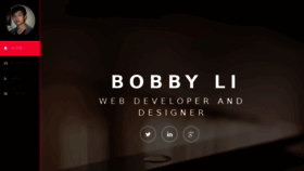 What Bobbyli.net website looked like in 2018 (6 years ago)