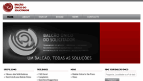 What Balcaounicodosolicitador.pt website looked like in 2018 (5 years ago)