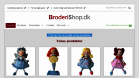 What Broderishop.com website looked like in 2018 (6 years ago)