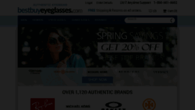 What Bestbuyeyeglasses.com website looked like in 2018 (6 years ago)