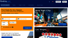 What Bookin.com website looked like in 2018 (5 years ago)