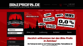 What Bikeprofis.de website looked like in 2018 (6 years ago)