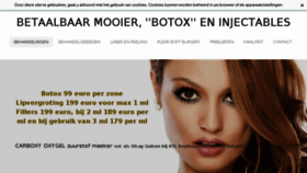 What Betaalbaarmooier.nl website looked like in 2018 (5 years ago)