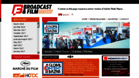 What Broadcastandfilm.com website looked like in 2018 (6 years ago)