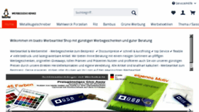 What Biasto-werbegeschenke.de website looked like in 2018 (6 years ago)