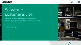 What Baxteritalia.it website looked like in 2018 (6 years ago)