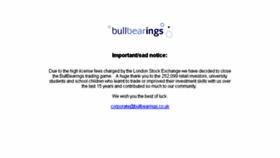 What Bullbearings.co.uk website looked like in 2018 (6 years ago)