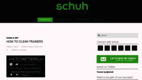 What Blog.schuh.co.uk website looked like in 2018 (6 years ago)