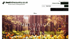 What Bestinthecountry.co.uk website looked like in 2018 (6 years ago)