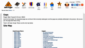 What Behringerdownload.de website looked like in 2011 (13 years ago)