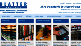 What Blatter-papeterie.ch website looked like in 2018 (6 years ago)