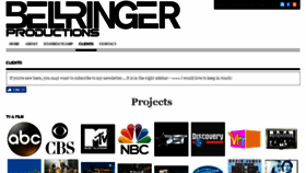 What Bellringerproductions.com website looked like in 2018 (6 years ago)