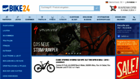 What Bike24.net website looked like in 2018 (5 years ago)