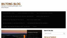 What Biltongblog.com website looked like in 2018 (6 years ago)
