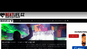 What Beatlife.cz website looked like in 2018 (7 years ago)