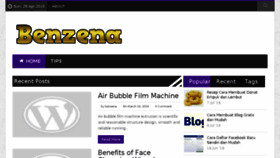 What Benzena.com website looked like in 2018 (6 years ago)