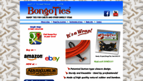 What Bongoties.com website looked like in 2018 (6 years ago)