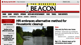 What Berkshirebeacon.com website looked like in 2018 (5 years ago)