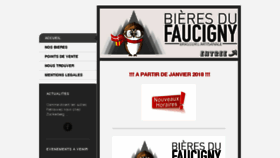 What Bieres-du-faucigny.fr website looked like in 2018 (6 years ago)