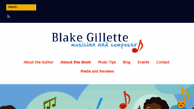 What Blakegillettemusic.com website looked like in 2018 (6 years ago)