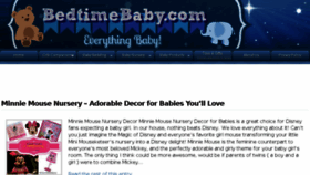 What Bedtimebaby.com website looked like in 2018 (6 years ago)