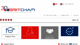 What Britchamdr.com website looked like in 2018 (6 years ago)