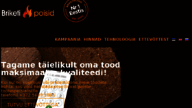 What Briketipoisid.ee website looked like in 2018 (6 years ago)