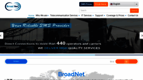 What Broadnet.me website looked like in 2018 (6 years ago)