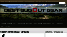 What Bestbugoutgear.com website looked like in 2018 (5 years ago)