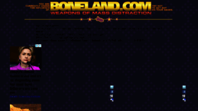 What Boneland.com website looked like in 2018 (6 years ago)